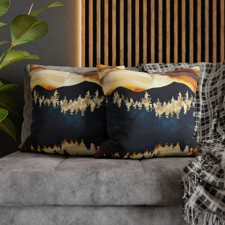 Fall Sunset - Decorative Pillow Cover
