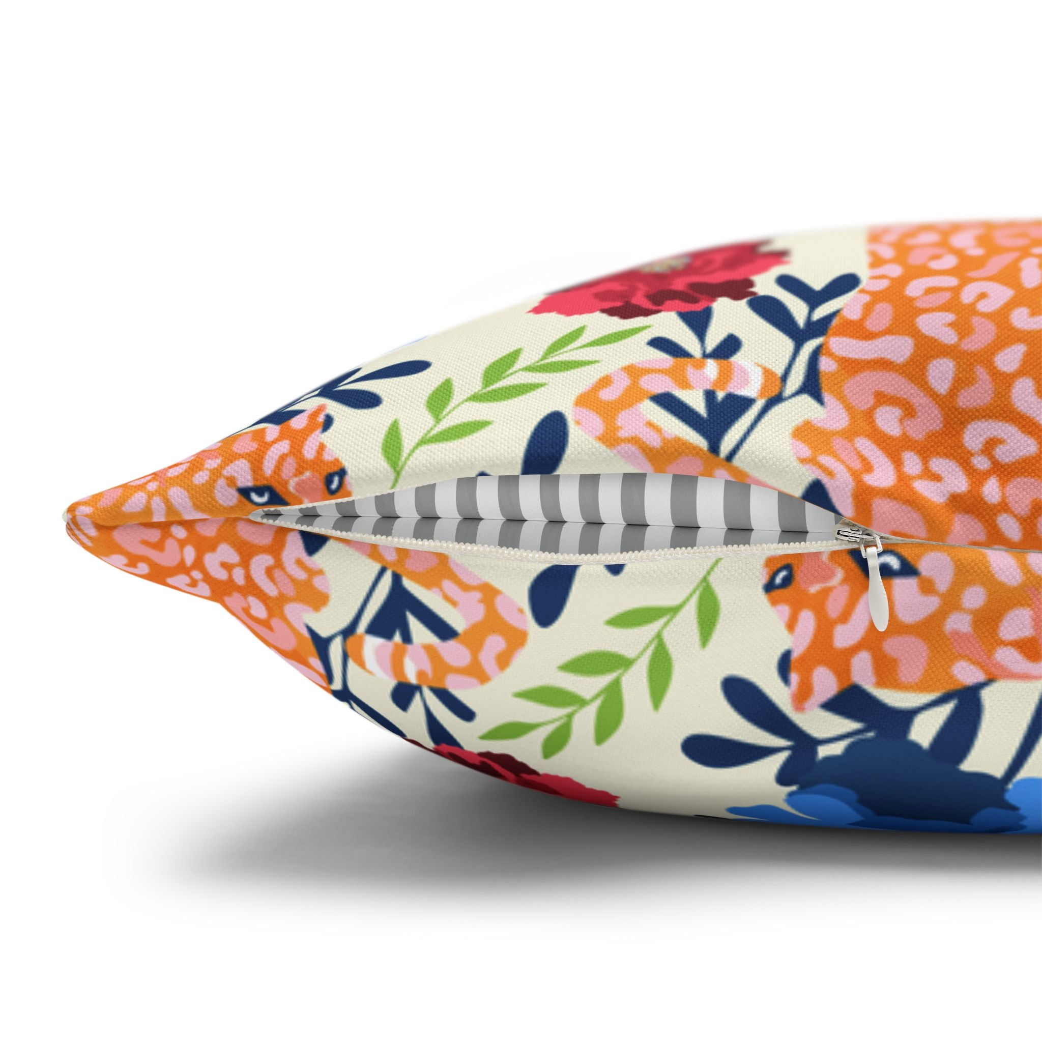 Botanical Leopard Cream - Decorative Pillow Cover