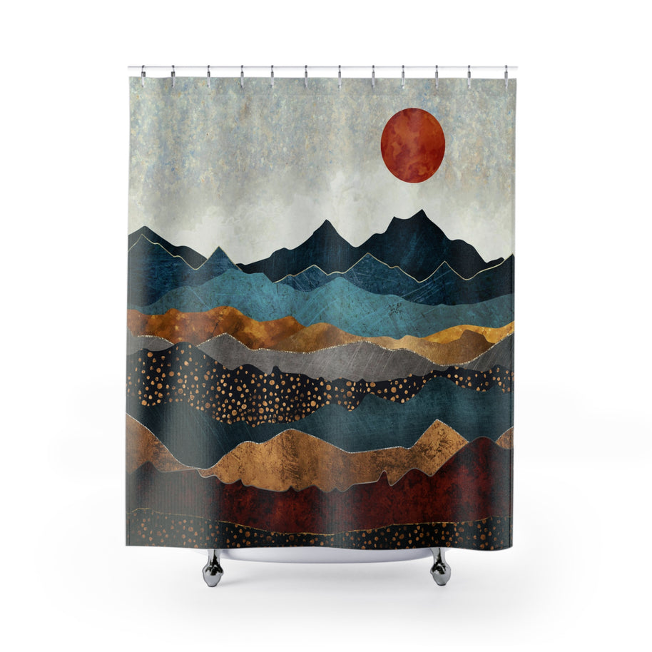 Amber Dusk - Shower Curtain