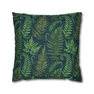 Blue Ferns - Decorative Pillow Cover