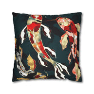 Metallic Koi  - Decorative Pillow Cover