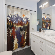 Autumn River - Shower Curtain