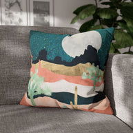 Desert Moon Vista - Decorative Pillow Cover