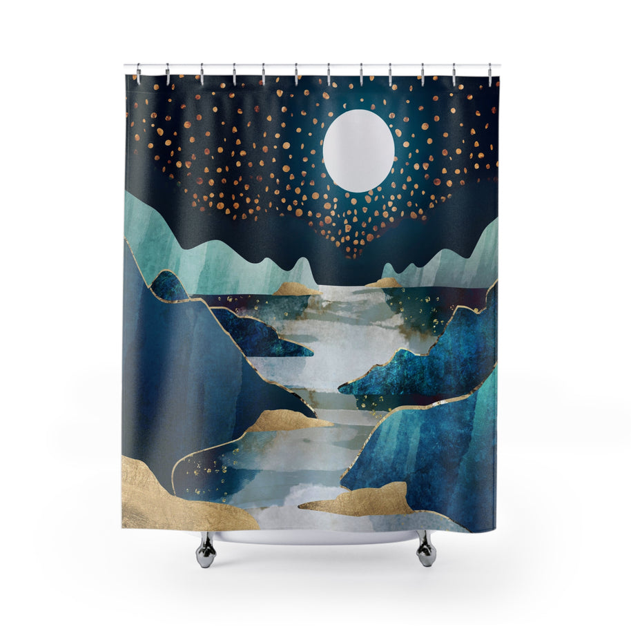 Moon Glow - Shower Curtain