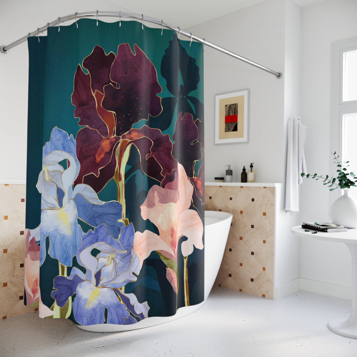 Iris Abstract - Shower Curtain