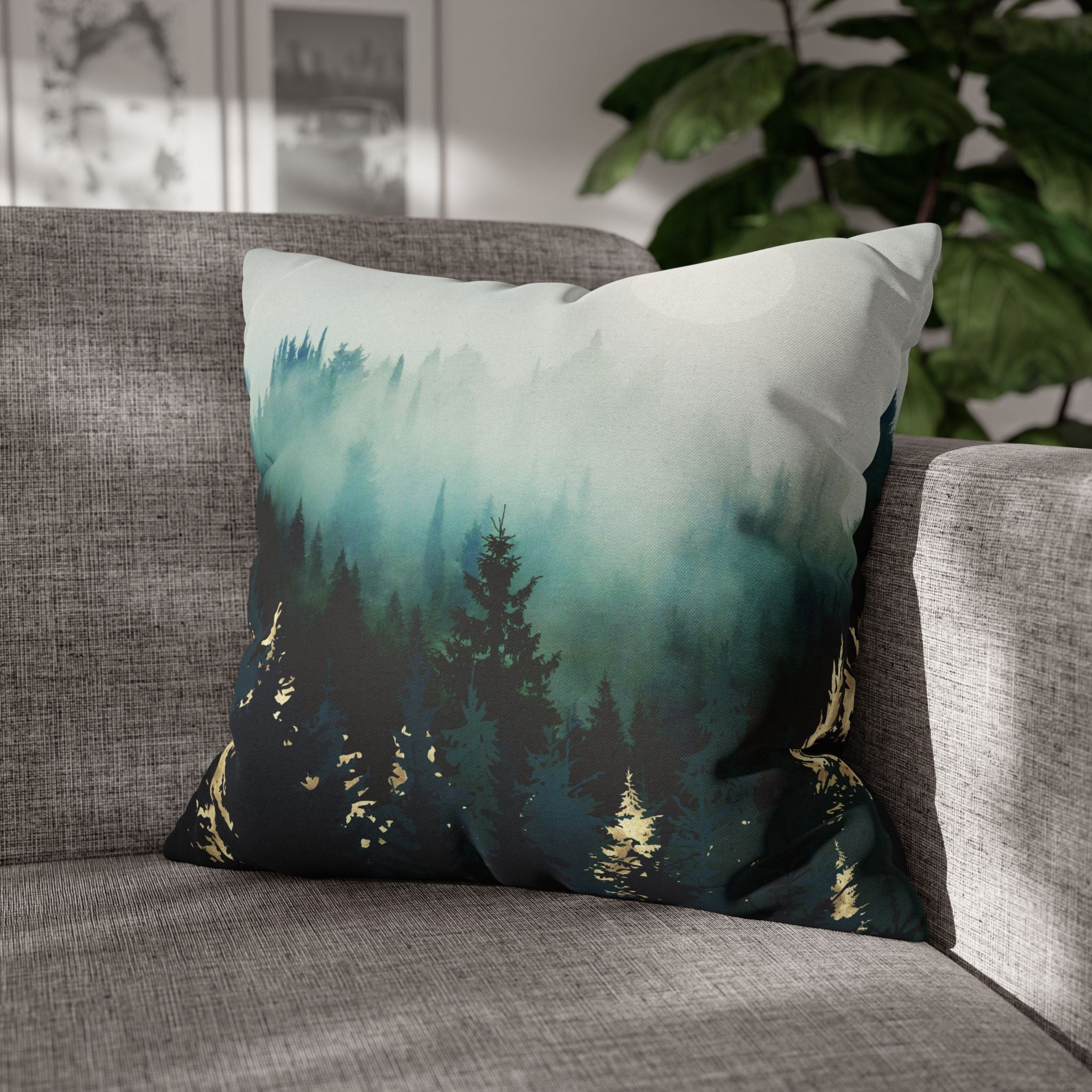 Forest Glow - Decorative Pillow Cover
