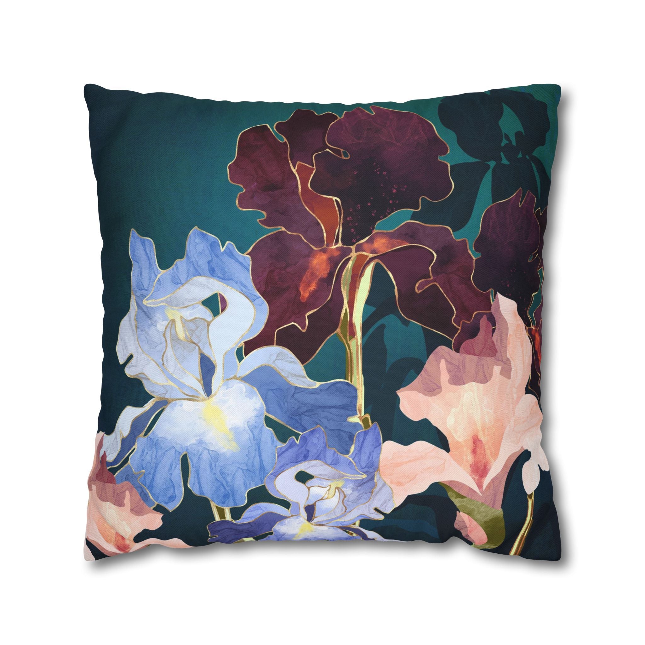 Iris Abstract - Decorative Pillow Cover