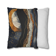 Metallic Mountains - Decorative Pillow Cover