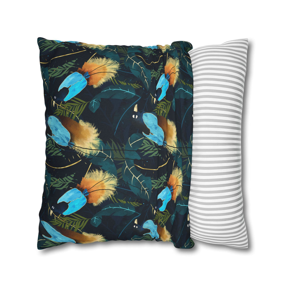 Birds of Paradise Botanical - Decorative Pillow Cover