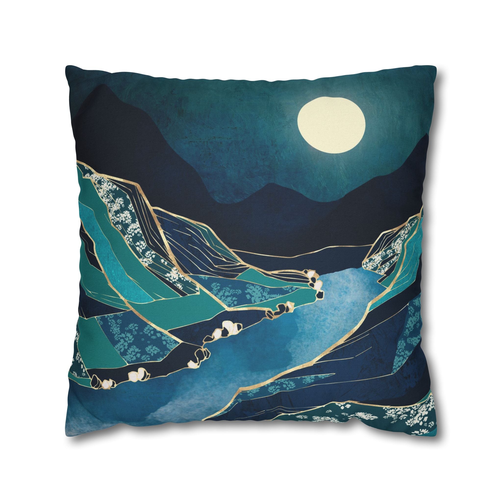 Spring River Night - Decorative Pillow Cover