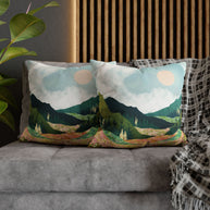 Spring Flower Vista - Decorative Pillow Cover