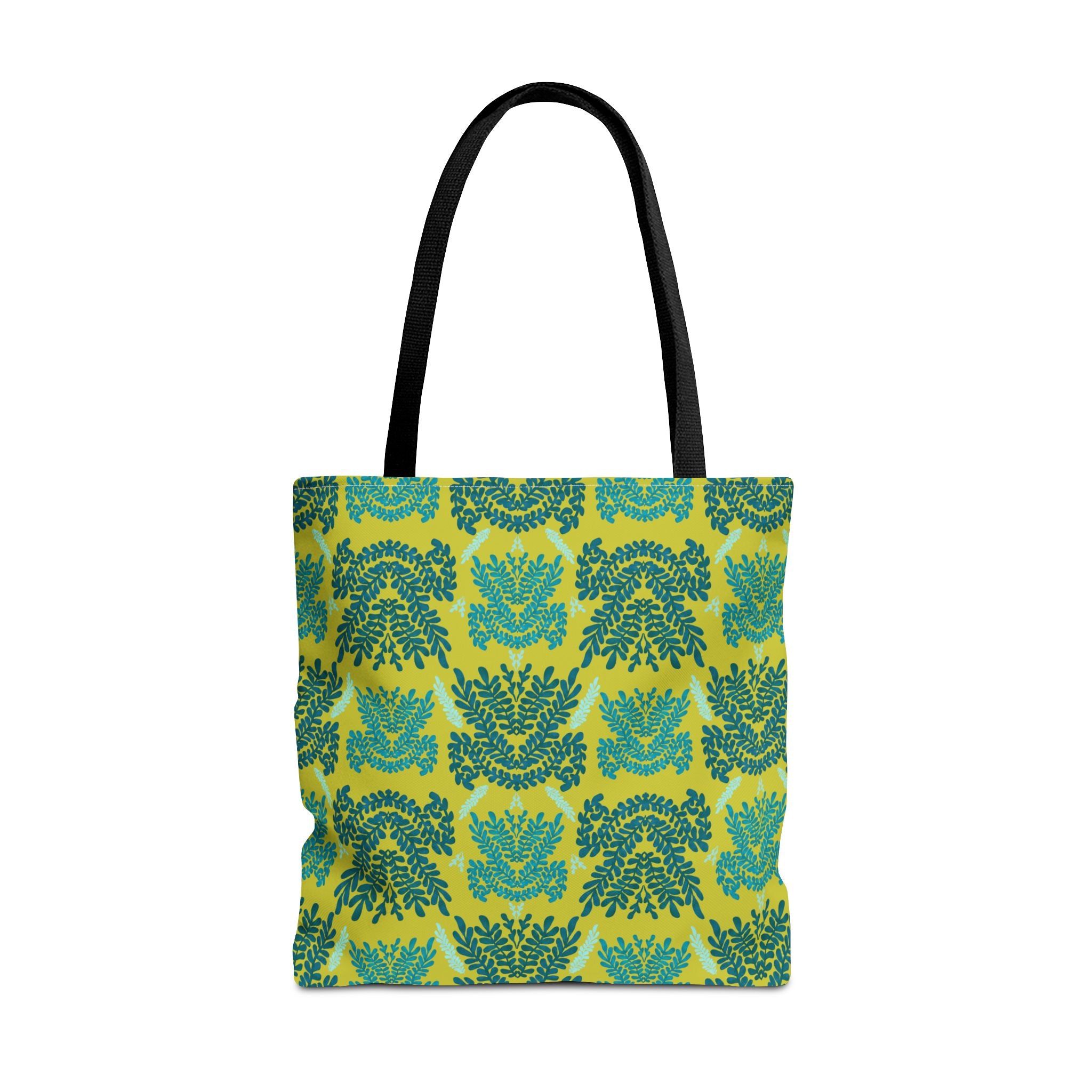 Teal Mint and Lime Botanical - Tote Bag