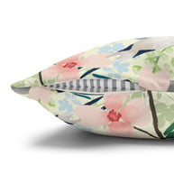 Swallows and Blossoms with Yellow - Decorative Pillow Cover