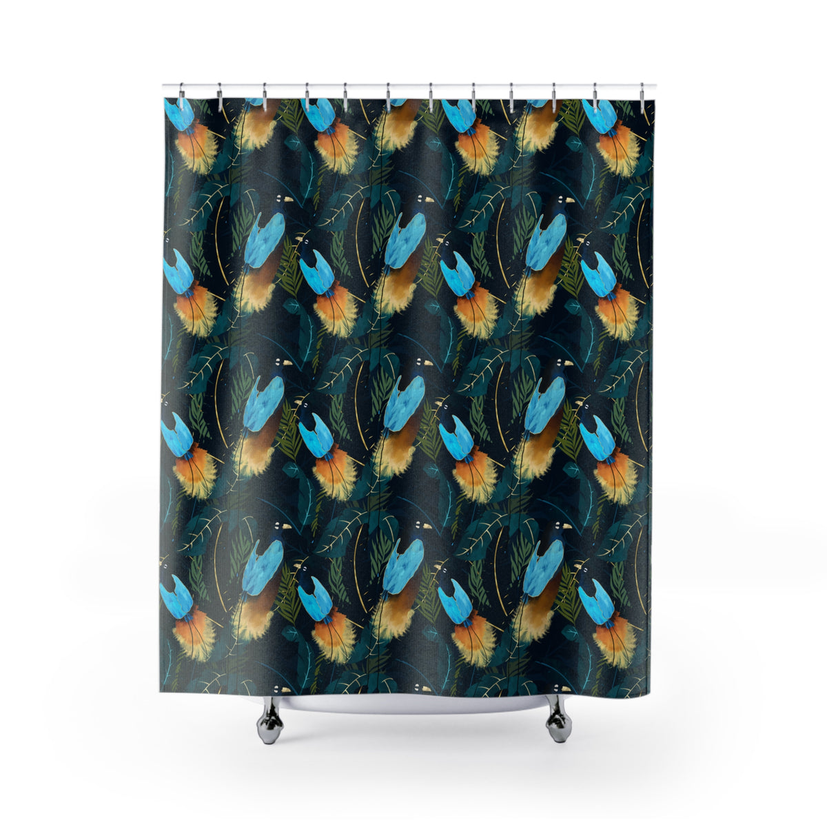 Birds of Paradise Botanical - Shower Curtain