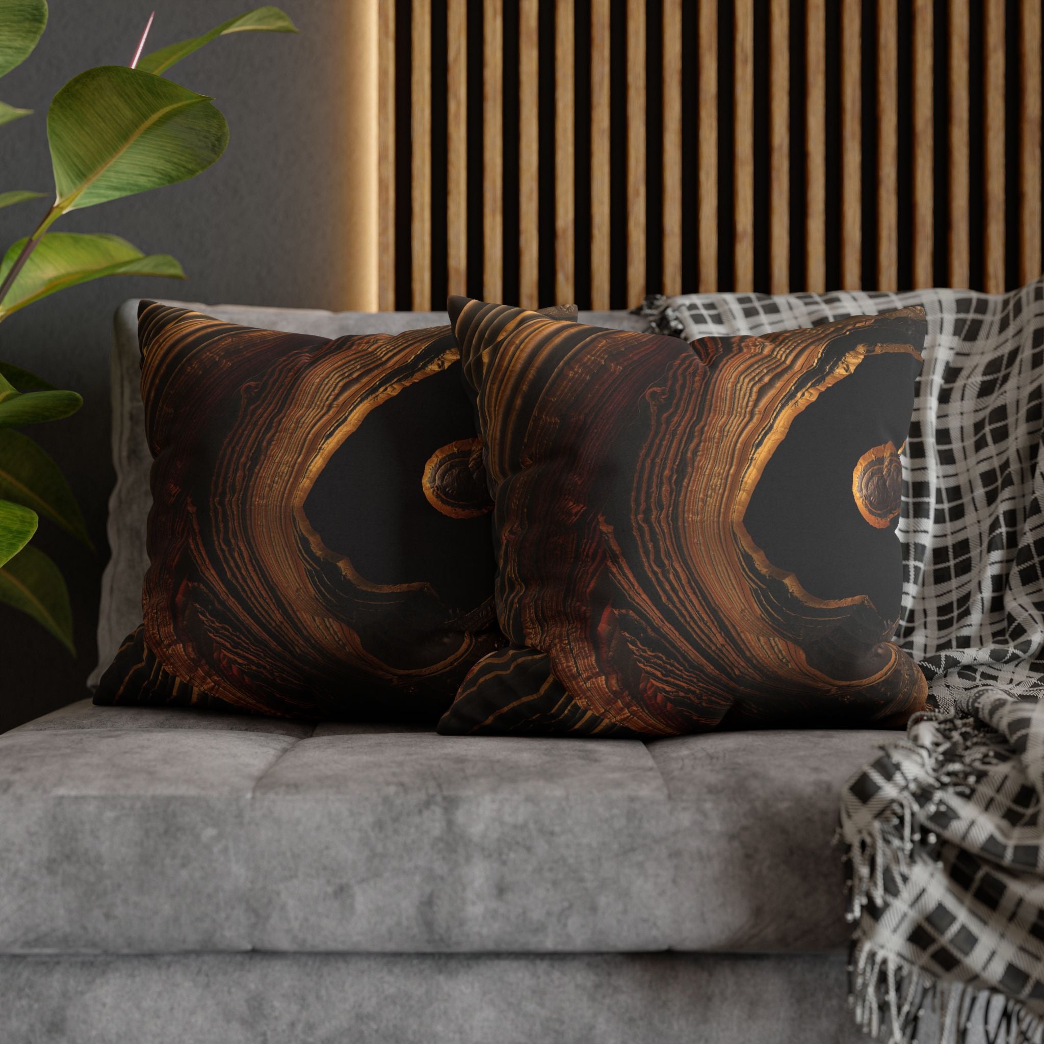 Tigers Eye Canyon - Decorative Pillow Cover