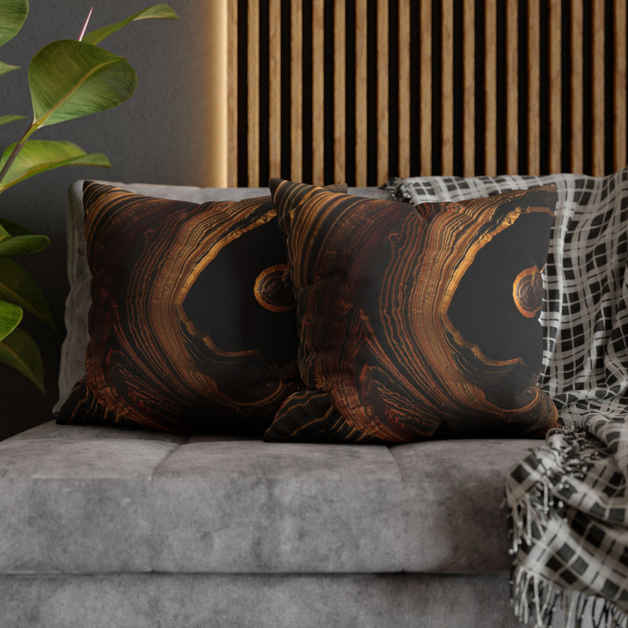 Tigers Eye Canyon - Decorative Pillow Cover