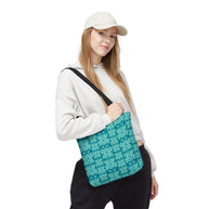 Teal and Mint Botanical - Tote Bag