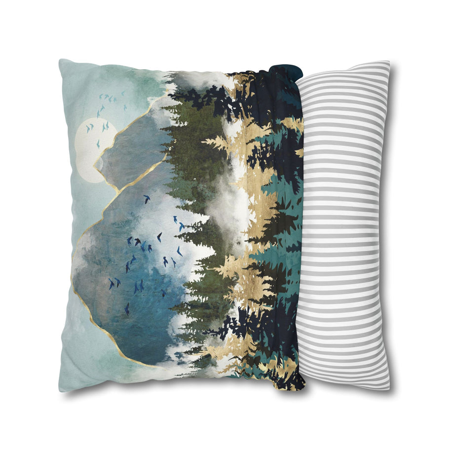 Misty Pines - Decorative Pillow Cover