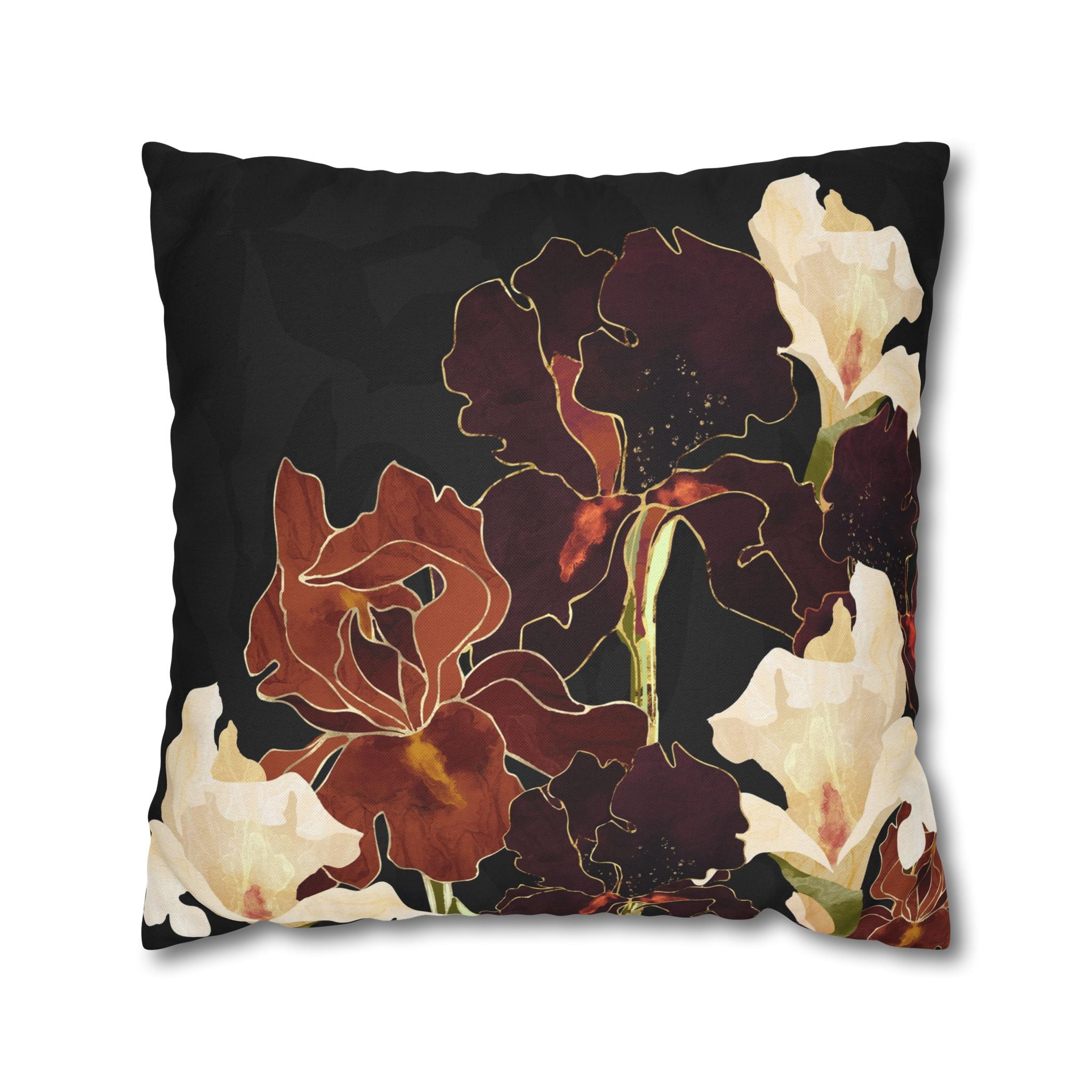 Autumn Iris - Decorative Pillow Cover