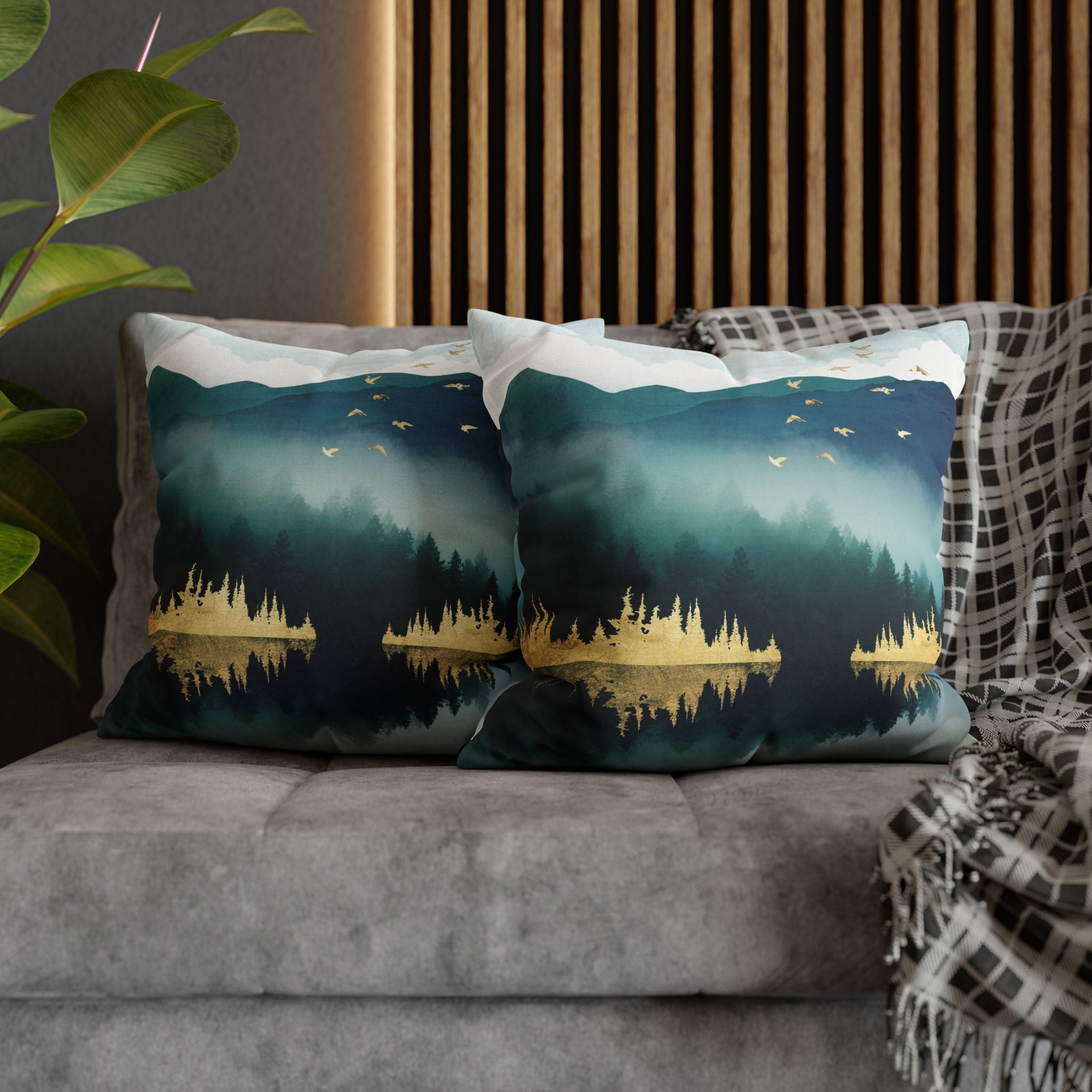 Mist Reflection - Decorative Pillow Cover