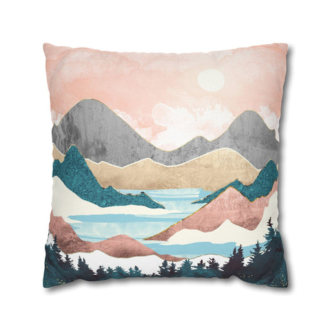Lake Sunrise - Decorative Pillow Cover