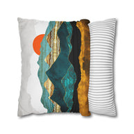 Turquoise Vista - Decorative Pillow Cover