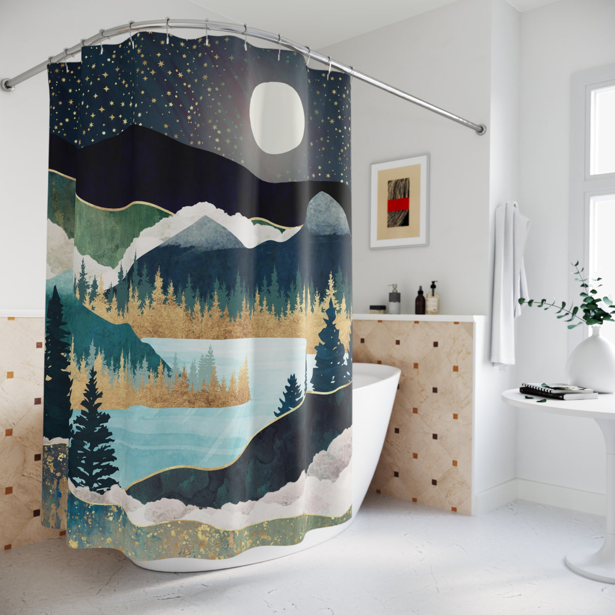 Star Lake - Shower Curtain