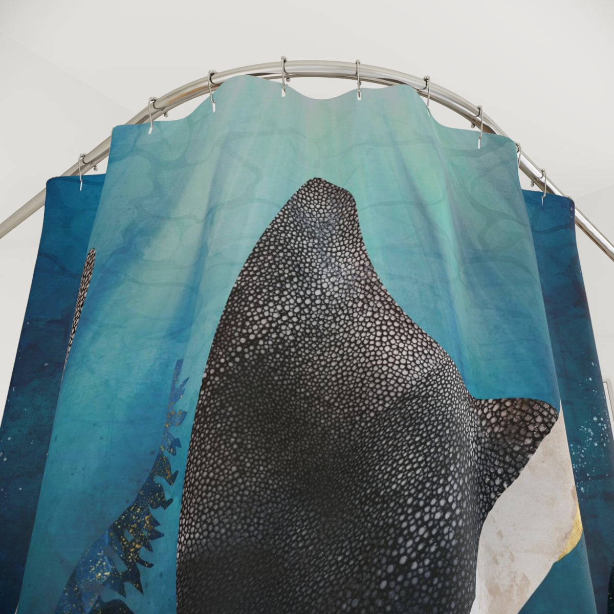 Metallic Stingray - Shower Curtain