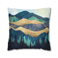 Blue Forest - Decorative Pillow Cover