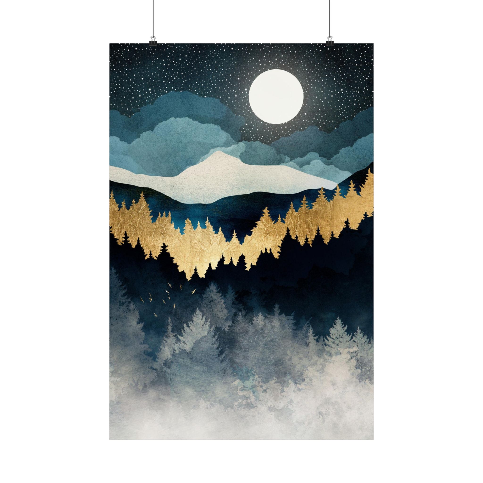 Indigo Night - Poster Print - No Frame
