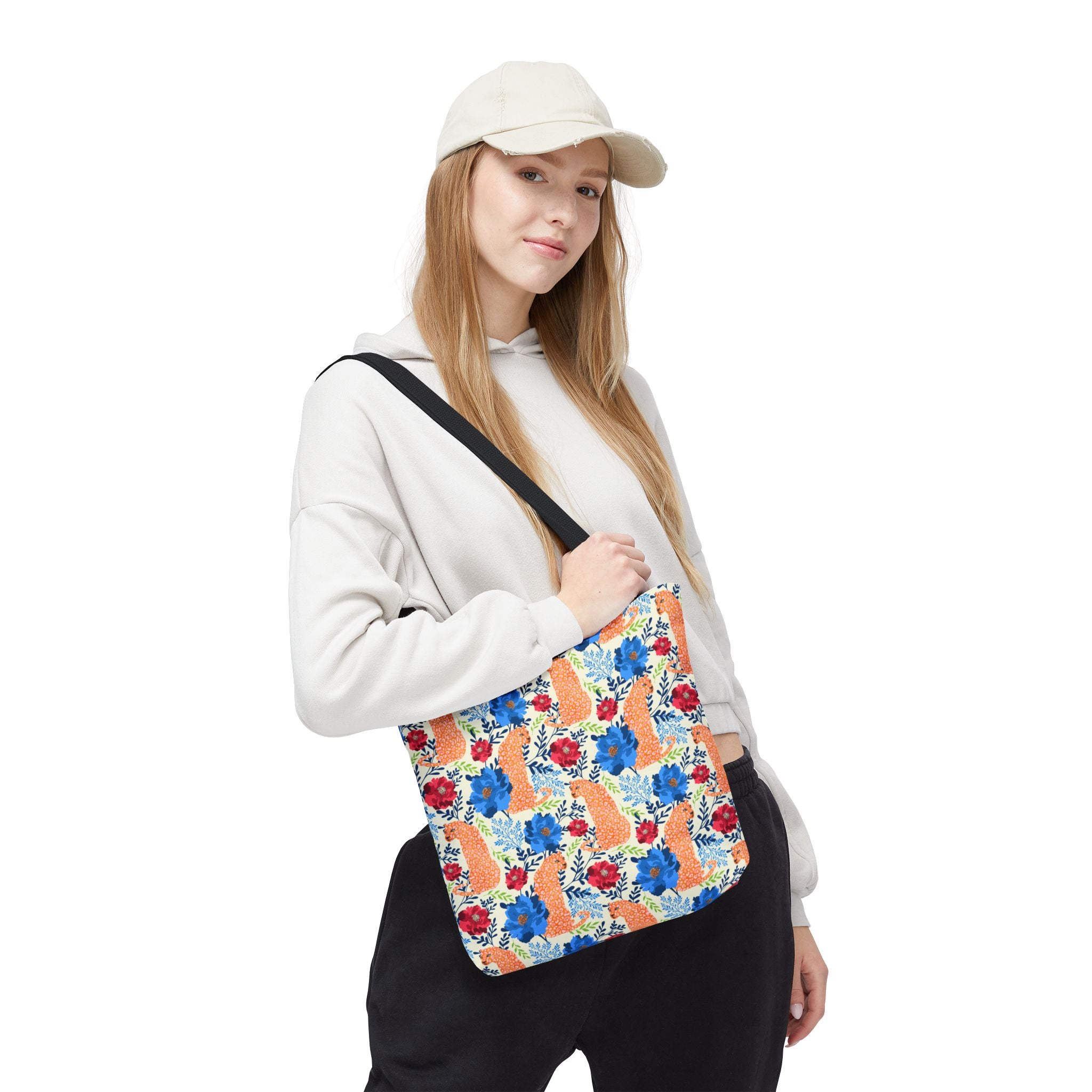 Botanical Leopard with Cream - Tote Bag
