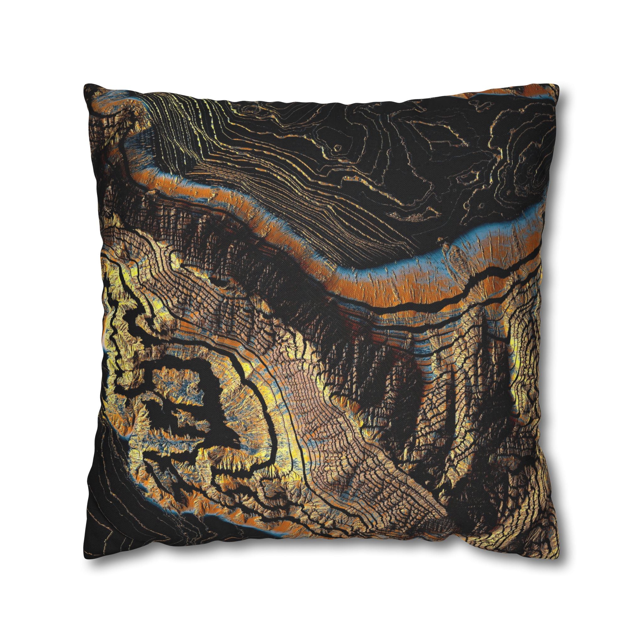 Golden Canyons - Decorative Pillow Cover
