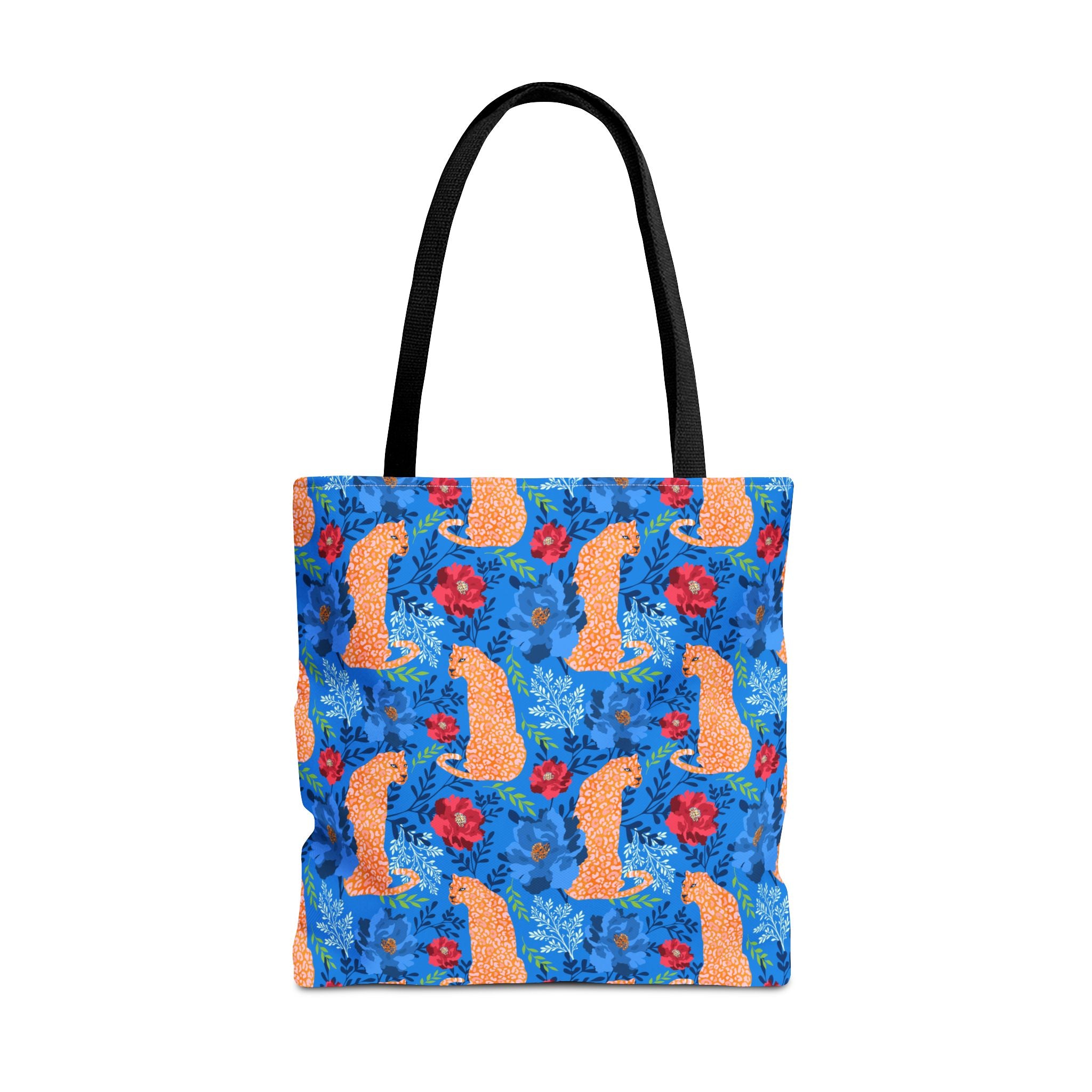 Botanical Leopard Blue - Tote Bag