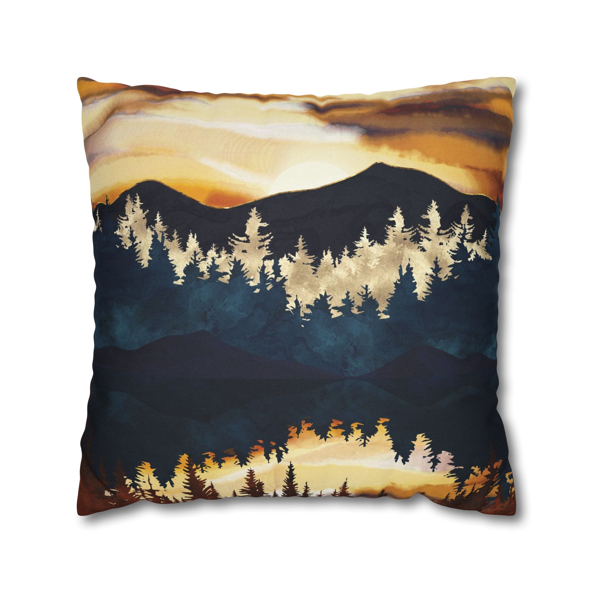 Fall Sunset - Decorative Pillow Cover