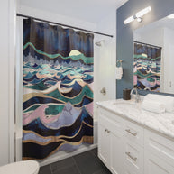 Moonlit Ocean - Shower Curtain