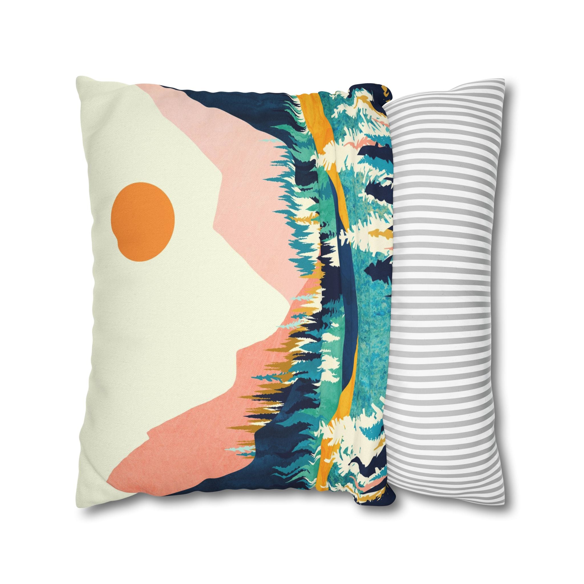 Summer Valley Vista - Decorative Pillow Cover