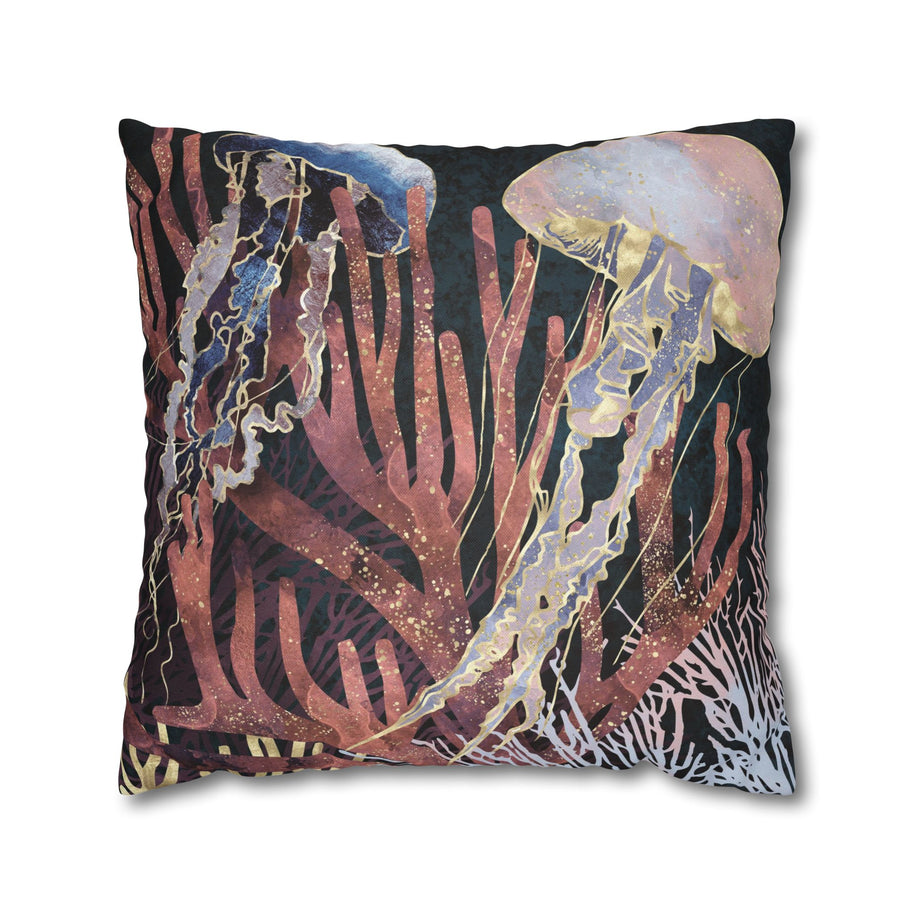 Metallic Coral - Decorative Pillow Cover