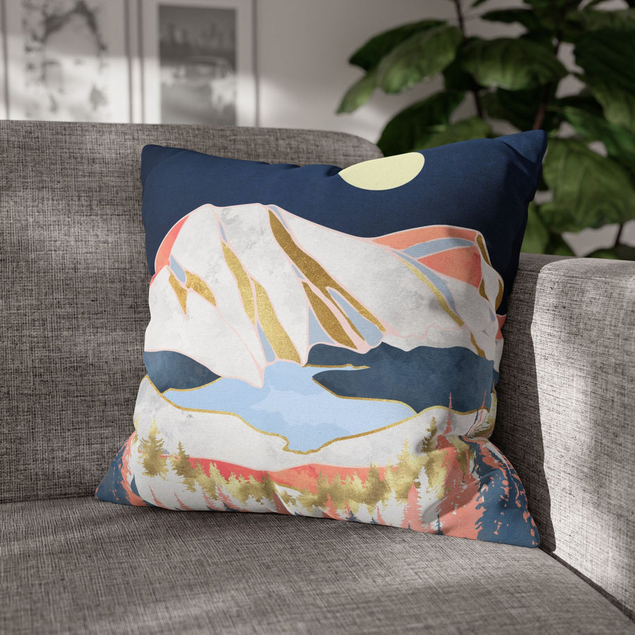 Lake Mountains - Decorative Pillow Cover