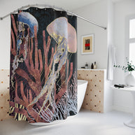 Metallic Coral - Shower Curtain