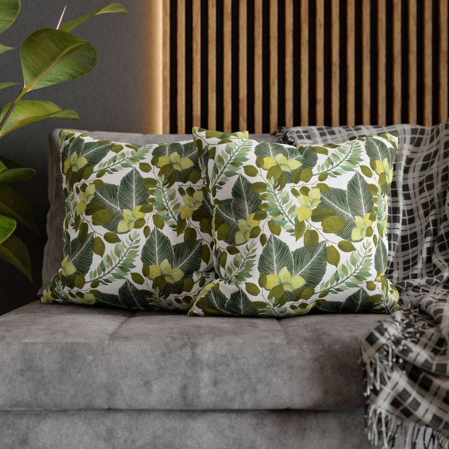Lush Botanical - Decorative Pillow Cover