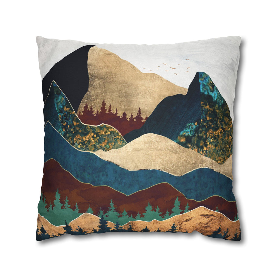 Malachite Mountains - Decorative Pillow Cover
