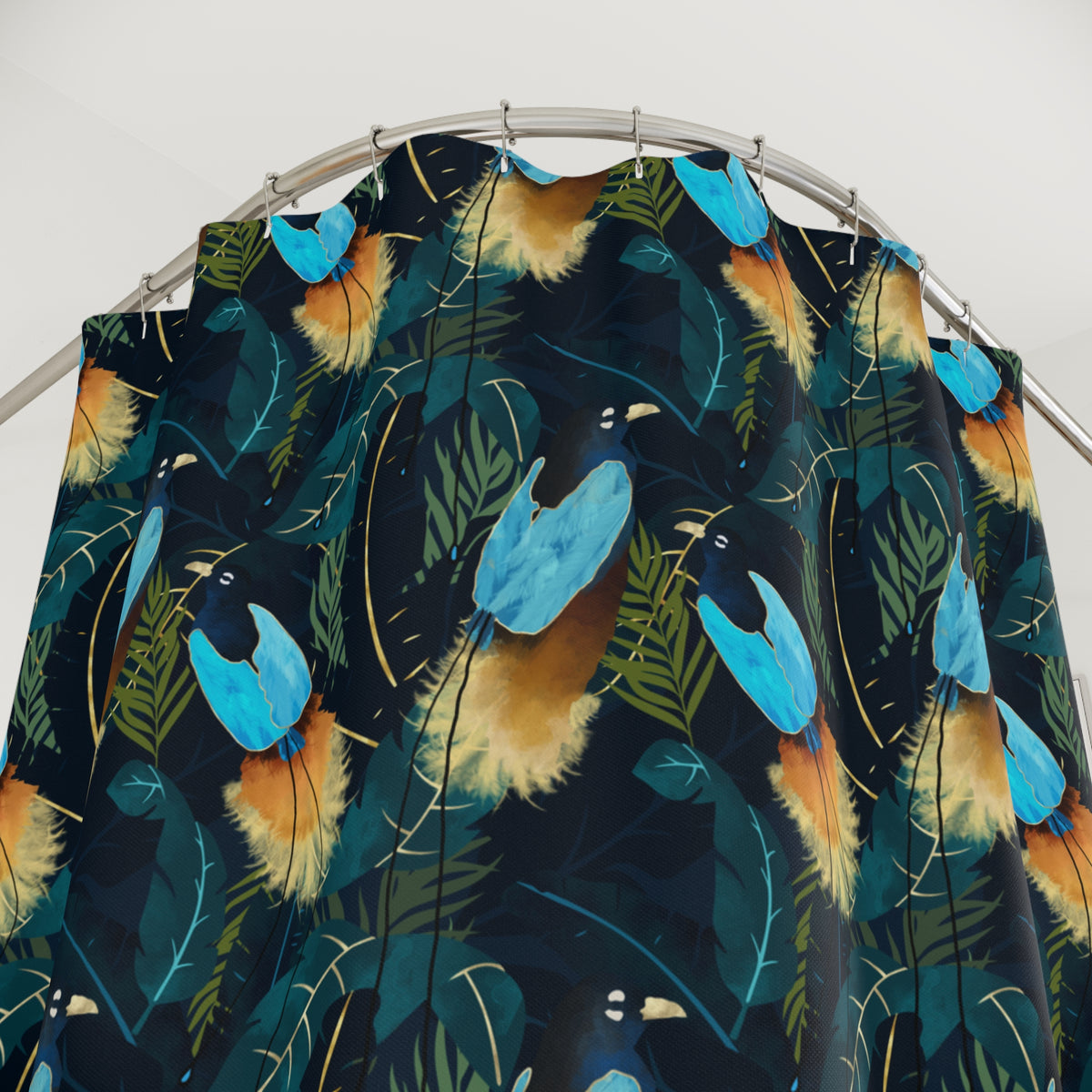 Birds of Paradise Botanical - Shower Curtain