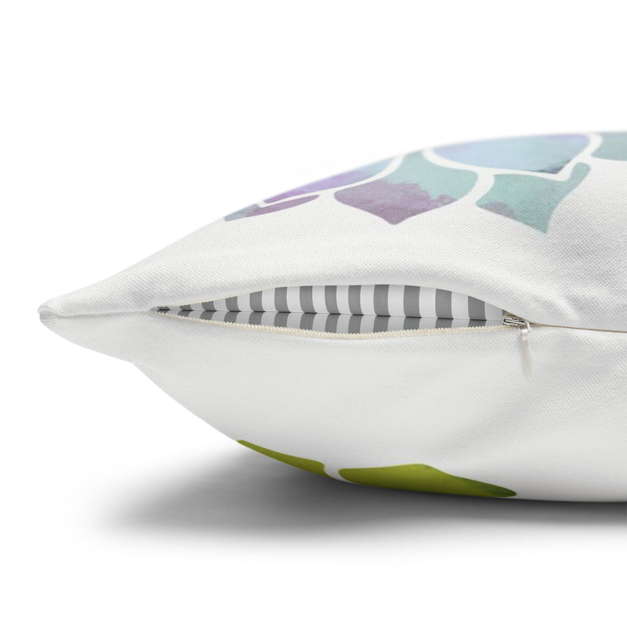 Spring Succulents - Decorative Pillow Cover