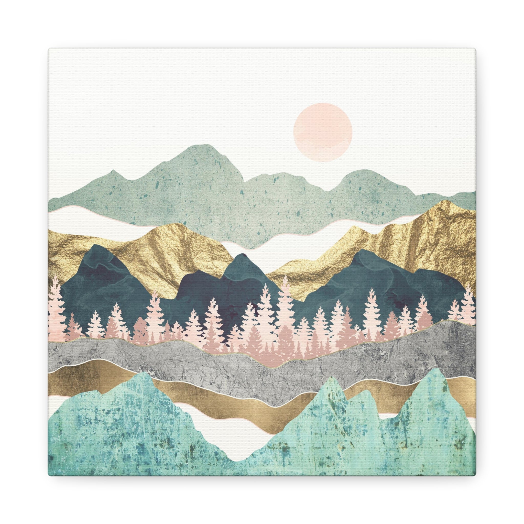 Summer Vista Matte Canvas, Stretched, No Frame