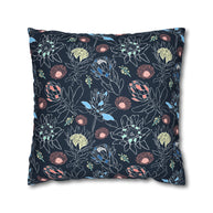 Proteas with Navy and Color Pop - Decorative Pillow Cover