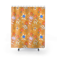 Mustard Protea - Shower Curtain