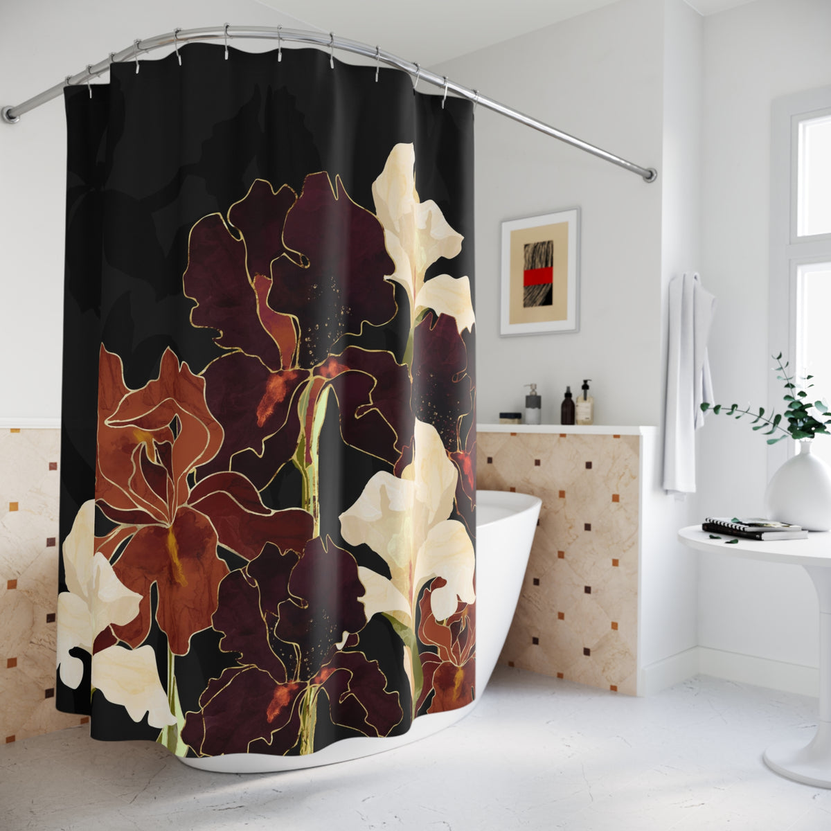 Autumn Iris - Shower Curtain