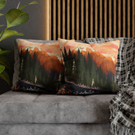 Mountain Dusk - Decorative Pillow Cover