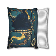 Metallic Octopus IV - Decorative Pillow Cover