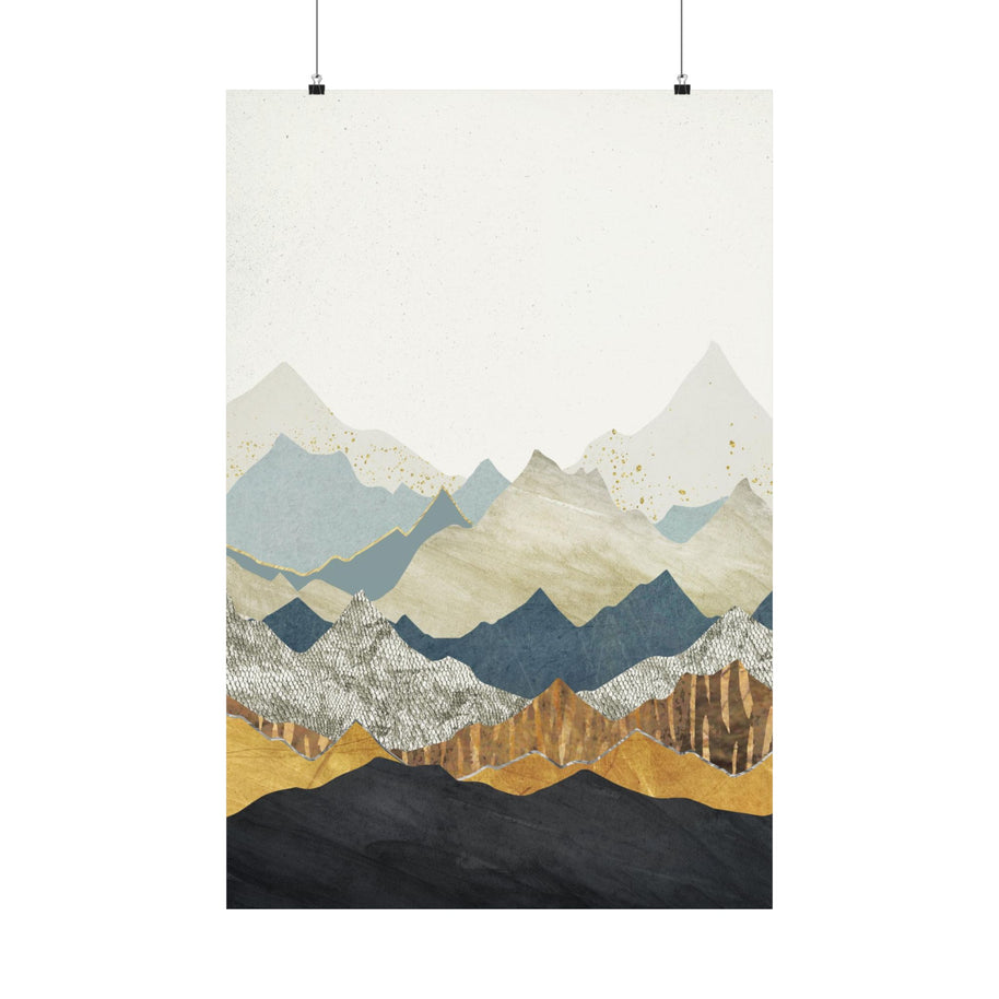 Distant Peaks - Poster Print - No Frame